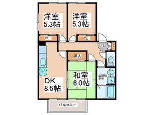 ハピネスト　Ｃ棟の物件間取画像